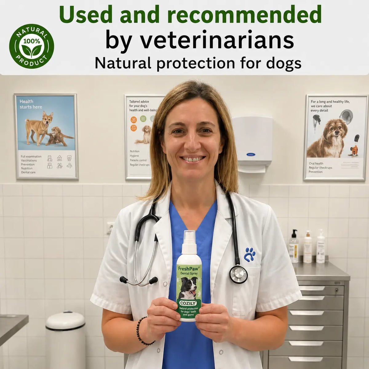 FreshPaw® Dental Spray – Natural Oral Care for Dogs