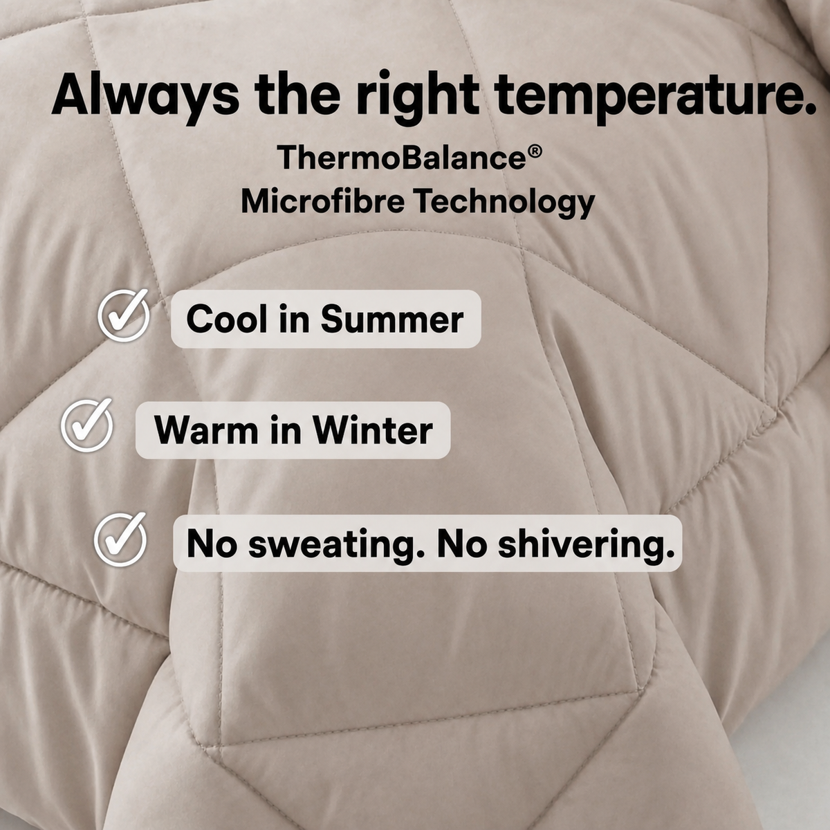 EasySleep® 2-in-1 Comforter – Quick-Dry, Eliminates the Duvet Cover
