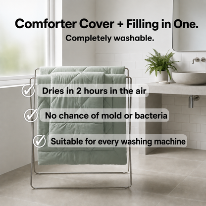 EasySleep® 2-in-1 Comforter – Quick-Dry, Eliminates the Duvet Cover