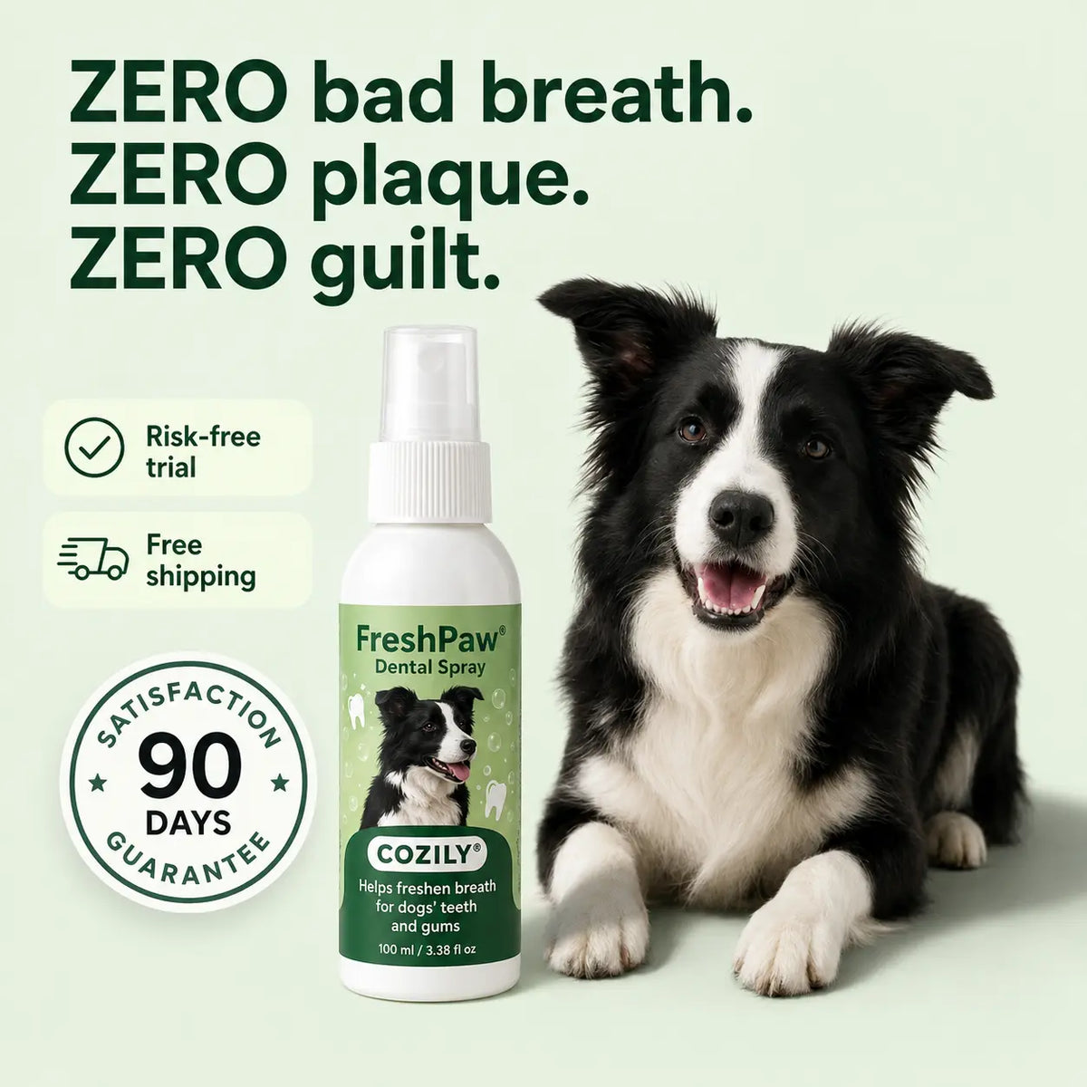 FreshPaw® Dental Spray – Natural Oral Care for Dogs