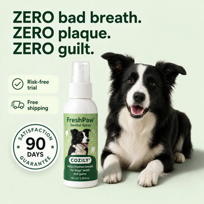 FreshPaw® Dental Spray – Natural Oral Care for Dogs